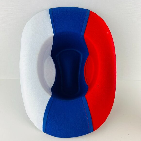 Cowboy Hat - Red, White & Blue Patriotic Parade Hat Size ~7.5